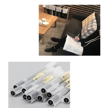 3Pcs Gel Pen Japan MUJIs 0.38mm/0.5mm Black/Blue/Red/Dark Blue Ink Gel Pen 4 Color Business School Stationery Special Offer Set