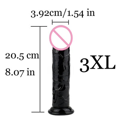 New Realistic Dildos Erotic Jelly Dildo Artificial Penis G-spot Simulation Large penis Anus Anal plug Female penis masturbation