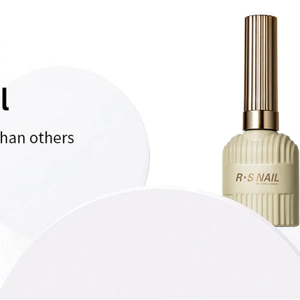 RS NAIL Crystal Top Coat Long Lasting Soak Off No Wipe UV Gel Varnish Polished-free Base Gel Shining Clear High Gloss Top Coat