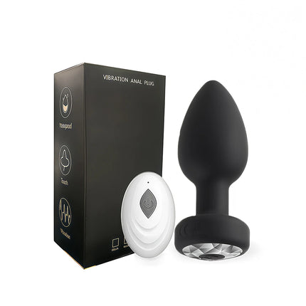 Wireless Metal Anal Vibrator for Women Remote Control Butt Plug Prostate Massager 10 Speeds Adult Couple Sex Toys for Men