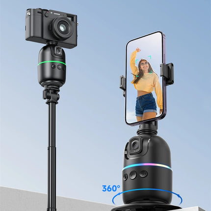 FANGTUOSI AI Smart Gimbal 360° Selfie Stick Auto Face Tracking Gimbal Rotation For Smartphone video Vlog Stabilizer Phone Holder
