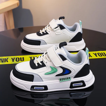 Children Casual Sneakers Fashion Comfortable Leather Outdoor Walking Board Shoes School Jogging Casual Shoes for Kids