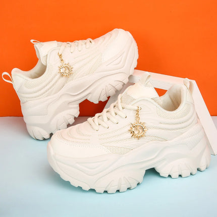 Women's four seasons outdoor sports shoes pure white water platform summer sandals soft sole cushioned running shoes for women
