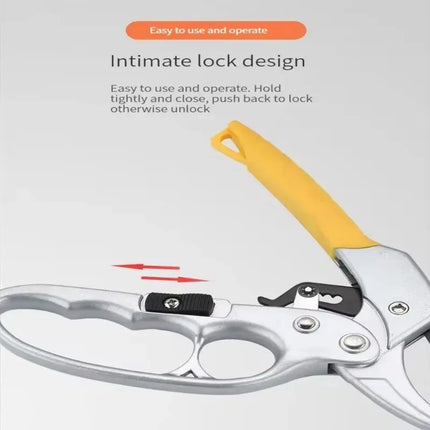 Professional Alloy Steel Pruning Shears for Garden Flower Tree Thick Branch Cutting
