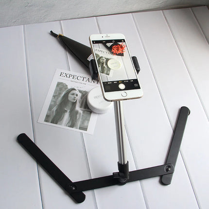Foldable Overhead Tripod for Smartphone Desktop Tripod for Iphone Phone Tripodlar Tripodes for Note Shooting Tripe for Mobile