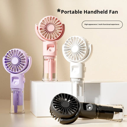 Wearable Handheld Mini Fan Outdoor Portable Cold Air Spray Fan With Humidification Function