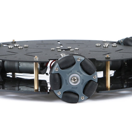 5kg Load 58mm Omnidirectional 3 Wheel Chassis With DC Motor 3WD Omni Mobile Robot Omni Robot Smart Car for Arduino Robot DIY Kit