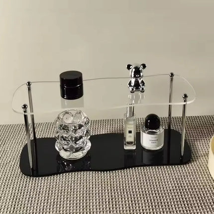 2-3Layers Acrylic Desktop Storage Rack Water Cup Perfume Bathroom Table Top Cosmetics Storage Jewelry Display Frame Organizer