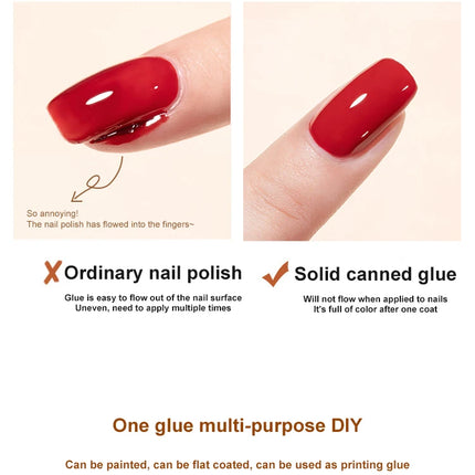 Solid Nail Polish Color Mud Gel Full Coverage Painting Nail Art Glue Mousse Creamy Texture Manicure Varnishes Solid UV Gel Plate