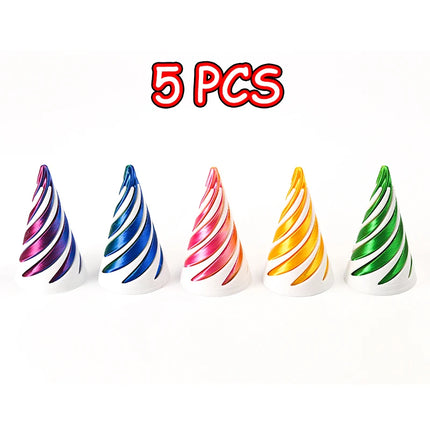 3D Printed Spiral Cone Fidgeting Toy Rotating Animal Pyramid Passthrough Sculpture Antistress Anxiety Relieving Game Adults Toys