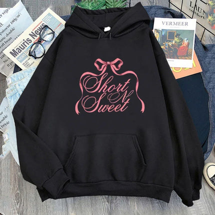 Sabrina Carpenter Tour 2025 Hoodies Women Fashion Vintage Short N' Sweet Sweatshirts Harajuku Long Sleeve Pullover