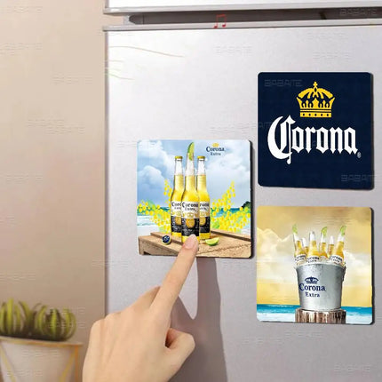 C-Corona E-Extra Beer Magnet Products Personalized Sublimation Fridge Refrigerator Magnets For Kitchen