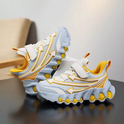 2025 Hot Selling Outdoor Anti Slip Childrens Sports Shoes Lightweight Comfortable Running Shoes Rebound Campus Casual Shoes