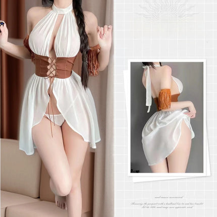 Hot Erotic lingerie Sexy Western Chinese style battle attire seductive girl in battle robe and uniform sexy cosplay sex outfit