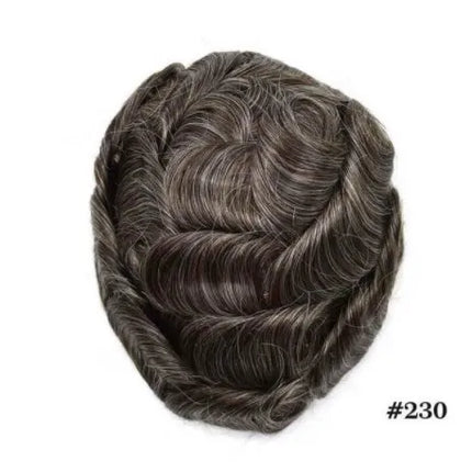 Man Wig Men Toupee Swiss Lace Front Indian Human Hair System Lace PU Male Prosthetic Hair Human Hair Wigs Natural Hairline 130%