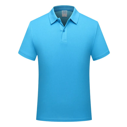 Sports quick-drying polo shirt Custom printed logo lapel cheap advertising T-shirt Marathon running embroidered pattern diy
