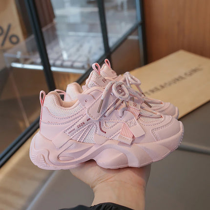PU Leather Children's Sport Shoes Lightweight Breathable Kid's Sneakers Trend Fashion Boy's Girl's Running Shoes Children Shoes