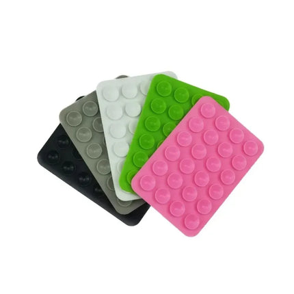 Double Sided Silicone Suction Pad Mobile Phone Holder Hands Free Accessory for Videos Selfies Party Gift Portable Phone Fixture