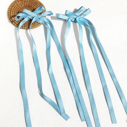 Fashion Bow Ribbon Hair Clips For Women Girls Lace Hairpins Barrettes Set Korean Bow Clips Party Hair Accessories Headwear Gifts