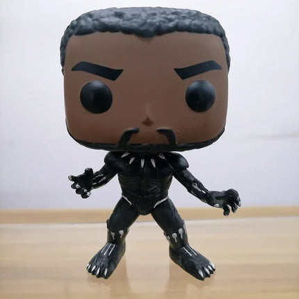 Vinyl Figurine Marvesls Avengersels Heroes Black Panther Collections Action Figure Ornaments Children Birthday Gifts