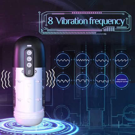 Automatic Masturbator for Men Penis Blowjob Sucking Vibrator Machine Vagina Pocket Pussy Male Masturbation Cup Sex Toy for Adult
