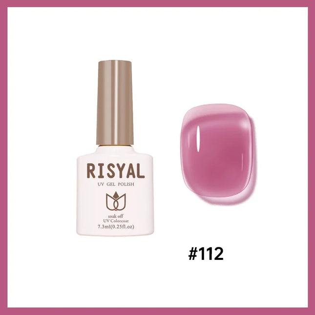 Jelly Transparent Ice Through Gel Nail Polish Pink Skin Color Semi Permanent Manicure Top Coat Soak Off UV Gel Varnish Nail Art