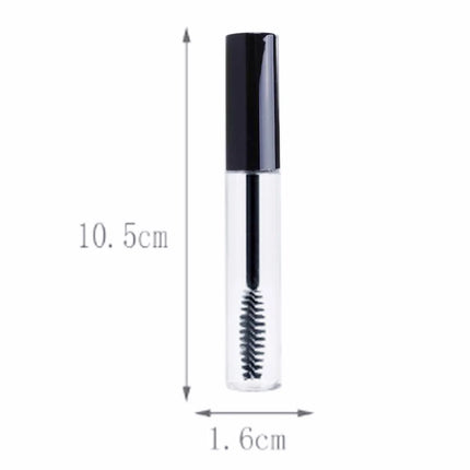 50pcs 10ml Empty Mascara Tube with Eyelash Wand Eyelash Cream Container Bottle with Funnels Transfer Pipettes Refillable Bottle