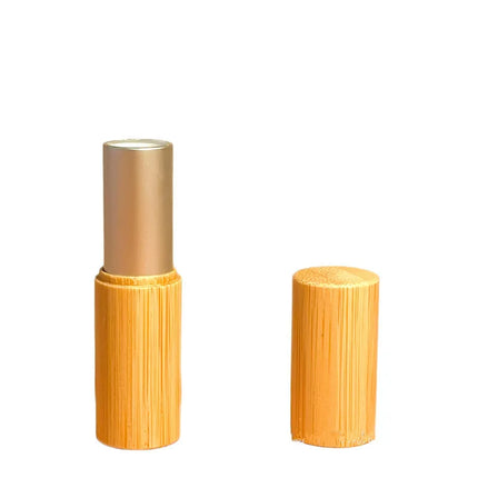 12.1mm Bamboo Lipstick Tube Top Grade Lip Balm Sub Package DIY Empty Lip Container Empty Bottle Packaging Container