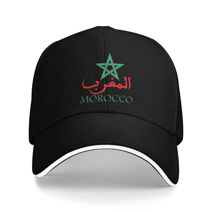 Morocco Flag Outfits Men Women Baseball Cap  Trucker Hat Unique Daily Headwear Adjustable Snapback Cap