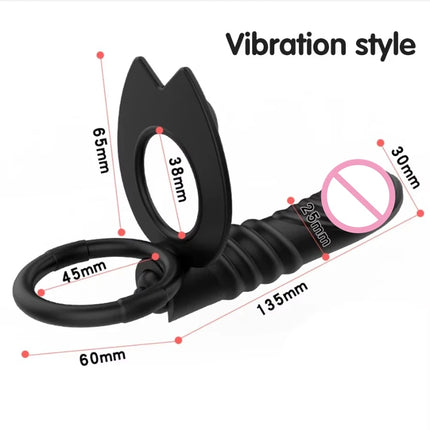 Sex Shop Double Penetration Anal Plug Dildo Big Butt Plug Vibrator For Men Strap On Penis Vagina Plug Adult Sex Toys For Couples