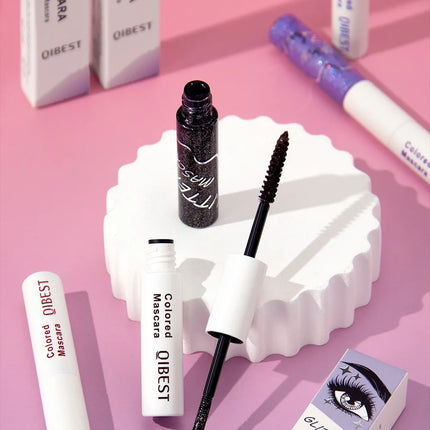 Double Head 2 IN 1 Mascara Silk Fiber Lash Mascara Volume Waterproof Lasting Non-Smudging Thick Thin Curling Mascara Eyes Makeup