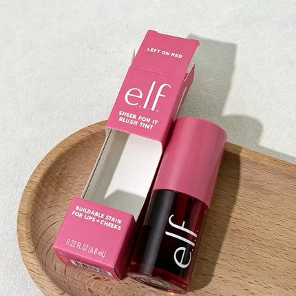 ELF Silky Liquid Primer Ice Cream Primer Pore-Blurring Base Cream Power Grip Dual-use Blush for Lips and Cheeks Liquid Blush