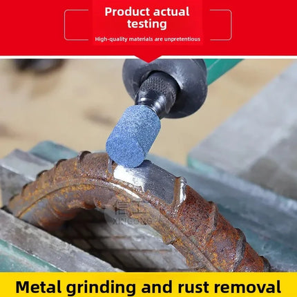 Small grinding wheel grinding head Blue corundum 3mm metal rust removal polishing electric grinding head