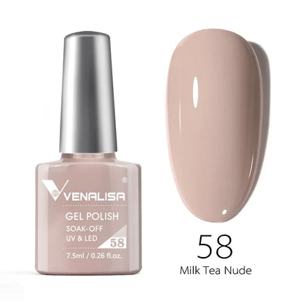 7.5ml Venalisa Nail Gel Polish HEMA FREE TPO FREE Full Coverage Semi Permanent Soak Off UV LED Gel Nail Polish Gel Varnish