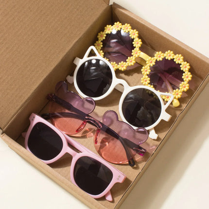 4PCS Baby Sunglasses,Baby Boy And Baby Girl Sunglasses,Cool,Cute,Baby Sunglasses Gift,Spring Accessories,Summer Accessories