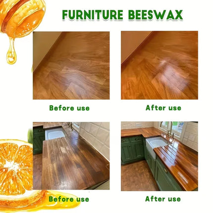 Wood Care Wax Solid Wood Furniture Polishing Seasoning Beeswax Polisher Waterproof Furniture Care Maintenance Beeswax