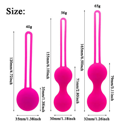 Kegel Vagina Balls Woman Tighten Vagina Exercise Ben Wa Geisha Muscle Shrink Adult Silicone Sex Toys ﻿Vaginal tightening ball