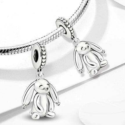 925 Sterling Silver Animal Series Little Lion Butterfly Spot Dog Charms Beads Fit Original Pan Bracelet High Quality DIY Jewelry