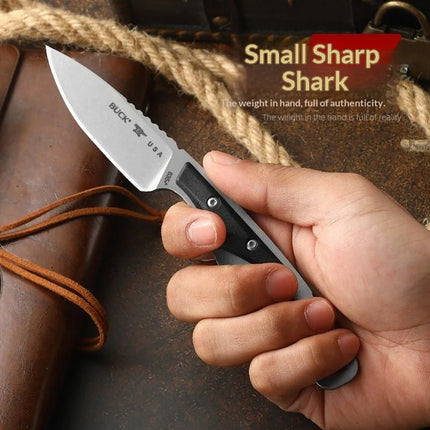 Outdoor Straight Knife - Portable Sheath Camping Fishing Knife Multi-Functional All-In-One Pocket Knife Fruit Knife