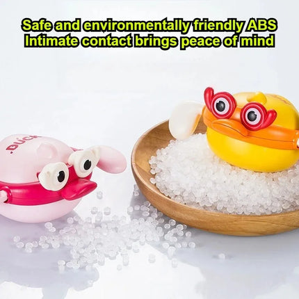 Baby Bath Toys Bathroom Water Games Cute Yellow Ducks Baby Bath Partners Early Education and Puzzle Toy Parent-child Interaction
