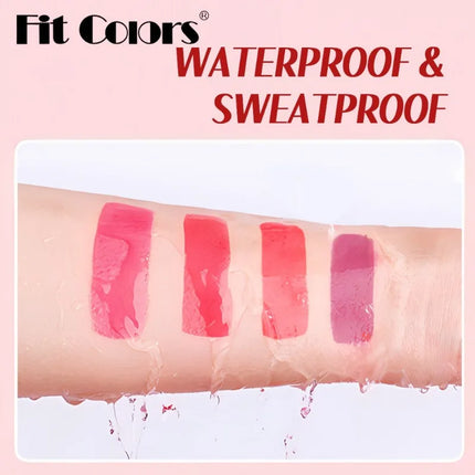 Cherry Juice Fruit Rouge Water 3in1 Cheek Color Eyeshadow Lip Tint Matte Long-lasting Rich Color Liquid Contouring Blush Liquid