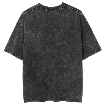 Bestselling Dark Souls Washed T-Shirt Soft Loose Unisex Couple Style Personalized Street Fashion Apparel for Anime Lovers