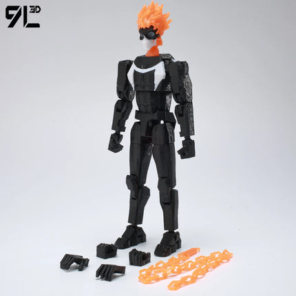 9L 3D Fantasy Warrior Character Model Horror Style Action Figure Desktop Display Collectible Toys Ornament Dummy13 Lueky13 Gifts