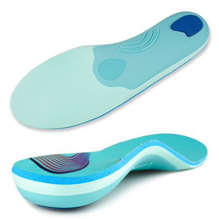 iFitna Plantar Fasciitis Orthopedic Sport Insole High Arch Support Men Women Sole, Flat Feet Pain Relief Orthotic Shoe Insert