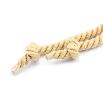 Handmade Cotton Rope Mouth Gag with Adjustable Knotted Bondage Choker for for Couple BDSM Restraint Cosplay Intimate Sex Toys