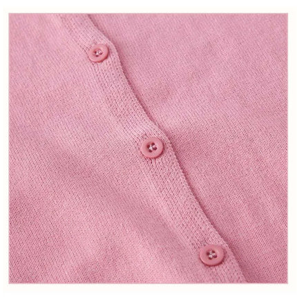 70-150cm Kids Knit Jacket for Girls Cardigan Sweater Blue Brown Toddler Baby Boy Knitwear Spring Autumn Cotton Children Clothing