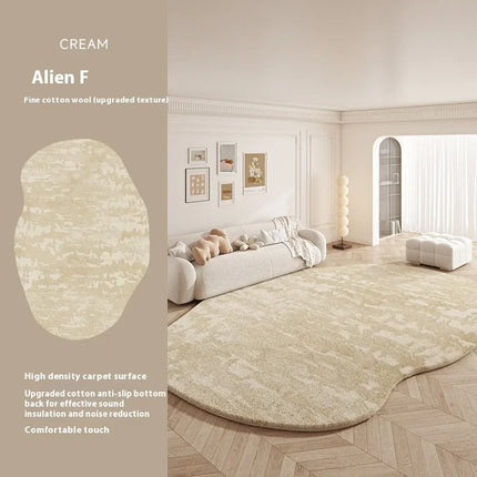 VIKAMA Upgraded Material New Shaped Warm Living Room Bedroom Kitchen Bathroom Non-slip Washable Carpet Mat Rug Home Decor