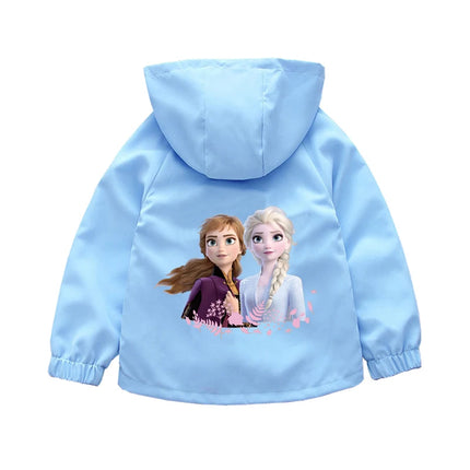 Children's Mickey Hooded Jacket 1-10 Years Autumn Boy's Windbreaker Zipper Hoodie Baby Boys Birthday Present Jacket Cosplay Coat