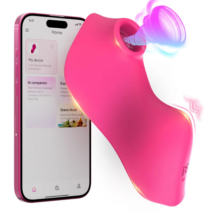 Wearable Sucking Vibrator 9 Modes APP Control Sucker Vibrator Vagina Clitoris Stimulator Double motor Oral Sex Toys for Women