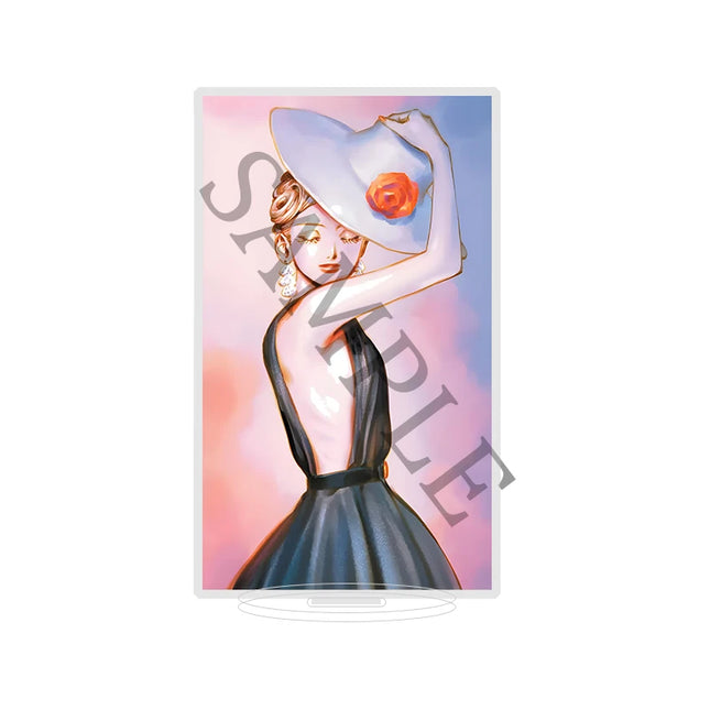 HOT Manga Veil Acrylic Stand Model figure Collecting Stand Plate Cosplay Prop Decor Desktop Fans Firend Accessories Gifts 15CM